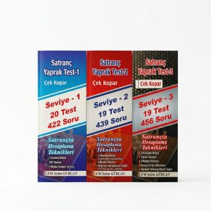 SATRANÇ YAPRAK TEST (3 kitap) - FM Selim GÜRCAN